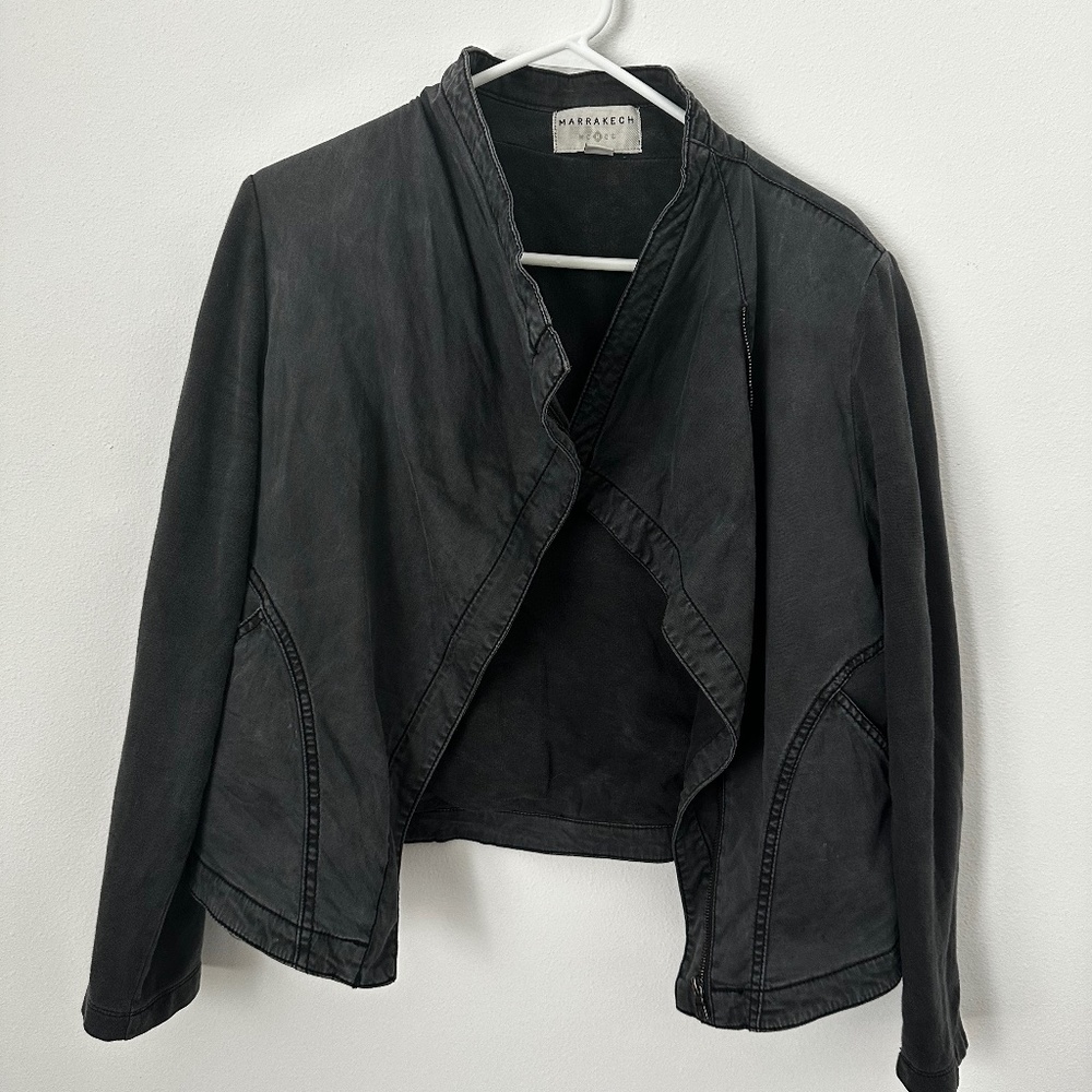 Marrakech size large black moto jacket